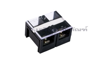 [E] บล็อกต่อสายไฟ แบบขันสกรู ทองแดงชุบดีบุก 100A TC-1002